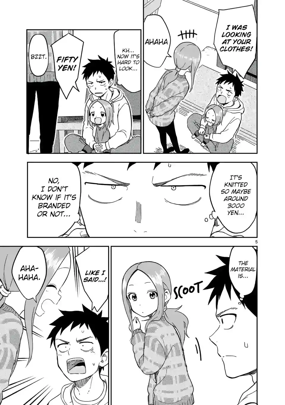 Karakai Jouzu no (Moto) Takagi-san Chapter 208 5